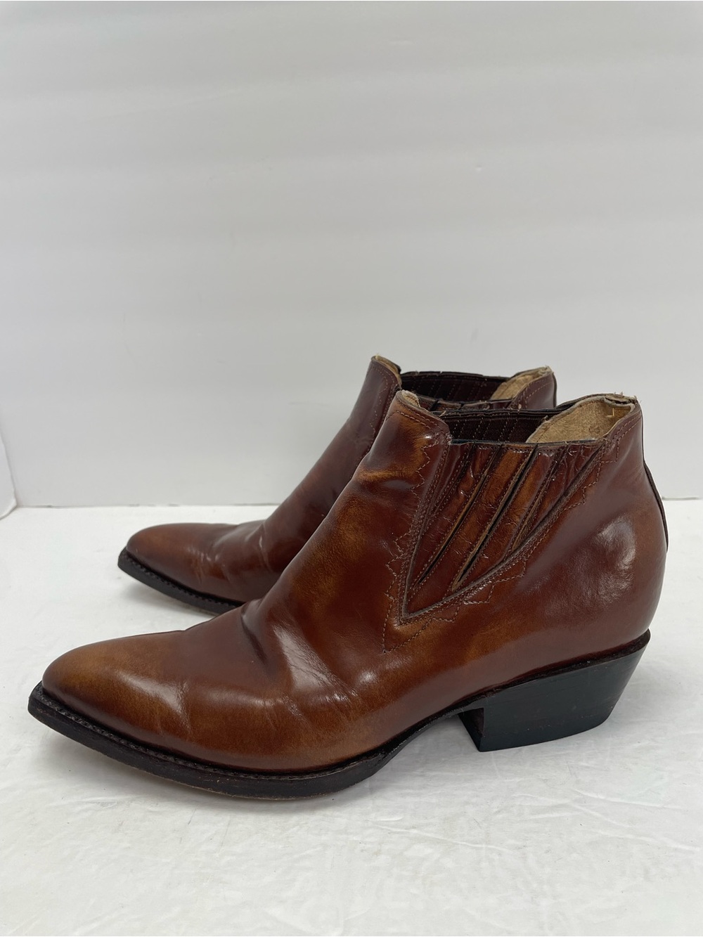 Vintage Durango western booties size 8 leather Y2K Cuban style